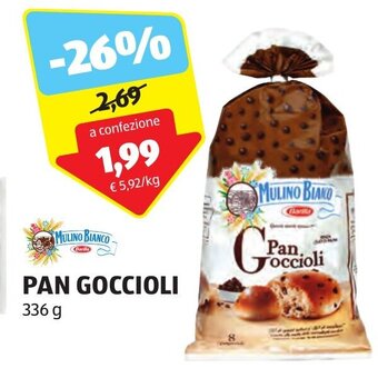 ALDI MULINO BIANCO PAN GOCCIOLI 336 g offerta