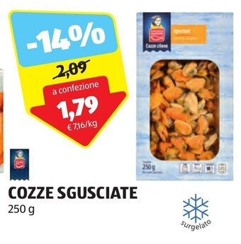 ALDI COZZE SGUSCIATE 250 g offerta