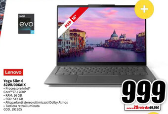 Lenovo Yoga Slim 6 82WU006AIX