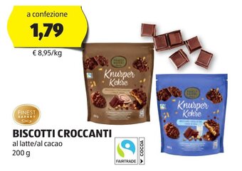 ALDI FINEST BAKERY BISCOTTI CROCCANTI 200 g offerta