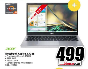 acer Notebook Aspire 3 A315