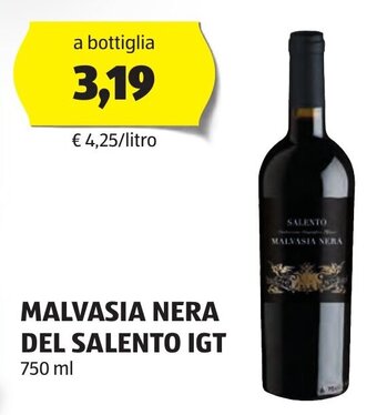 MALVASIA NERA DEL SALENTO IGT 750 ml