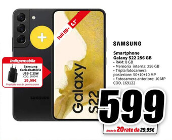 SAMSUNG Smartphone Galaxy S22 256 GB