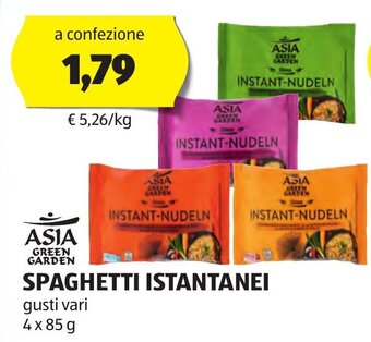 ASIA GREEN GARDEN SPAGHETTI ISTANTANEI 4 x 85 g