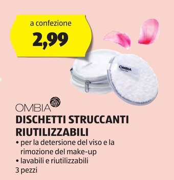 ALDI OMBIA DISCHETTI STRUCCANTI RIUTILIZZABILI offerta