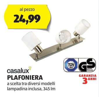 ALDI casalux PLAFONIERA offerta