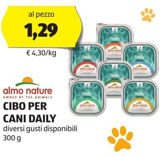 ALDI almo nature CIBO PER CANI DAILY 300 g offerta