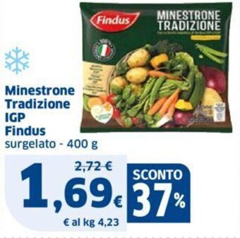 Sigma Minestrone Tradizione IGP Findus surgelato - 400 g offerta
