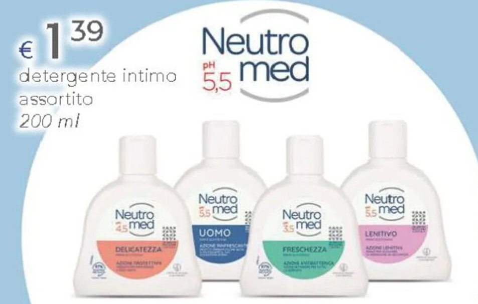 Acqua & Sapone Neutro med detergente intimo assortito 200 ml offerta