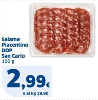 Salame Piacentino DOP San Carlo 100 g