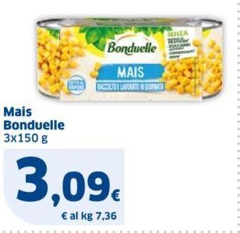 Sigma Mais Bonduelle 3x150 g offerta