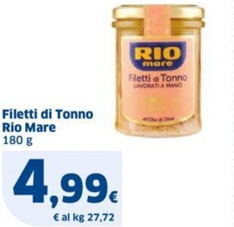Sigma Filetti di Tonno Rio Mare 180 g offerta
