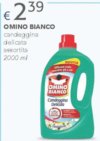 Acqua & Sapone OMINO BIANCO candeggina delicata assortita 2000 ml offerta