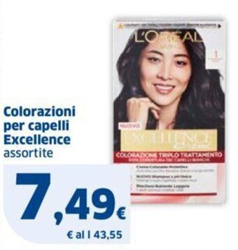 Sigma Colorazioni per capelli Excellence assortite offerta
