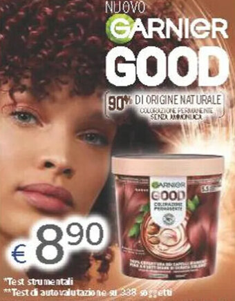 Acqua & Sapone GARNIER GOOD DI ORIGINE NATURALE COLORAZIONE PERMANENTE offerta