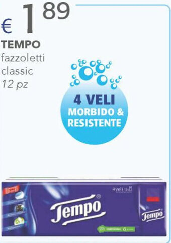 Acqua & Sapone TEMPO fazzoletti classic 12 pz offerta