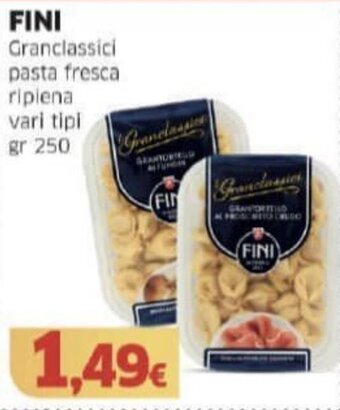 FINI Granclassici pasta fresca ripiena vari tipi gr 250