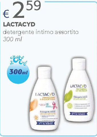Acqua & Sapone LACTACYD detergente intimo assortito 300 ml offerta