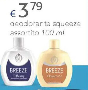 Acqua & Sapone BREEZE deodorante squeeze assortito 100 ml offerta