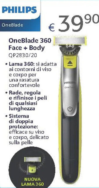 OneBlade 360 Face + Body QP2830/20