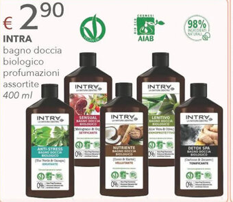 Acqua & Sapone INTRA bagno doccia biologico 400 ml offerta