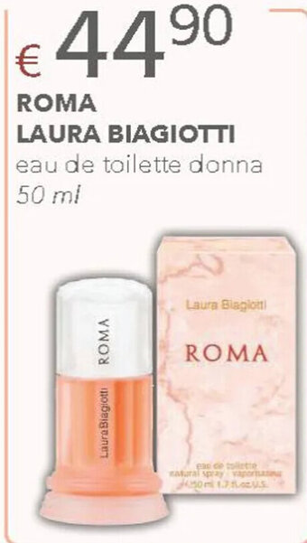 Acqua & Sapone ROMA LAURA BIAGIOTTI eau de toilette donna 50 ml offerta