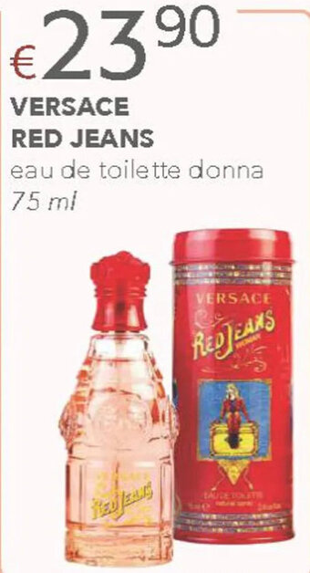 Acqua & Sapone VERSACE RED JEANS eau de toilette donna 75 ml offerta