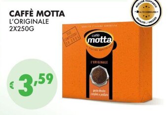 Eté CAFFÈ MOTTA L'ORIGINALE 2X250G offerta