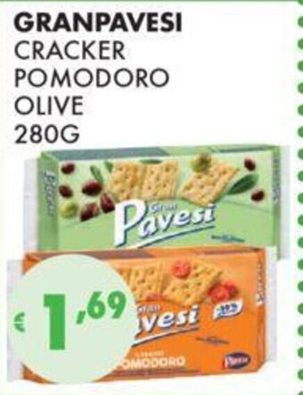 Eté GRANPAVESI CRACKER POMODORO OLIVE 280 G offerta