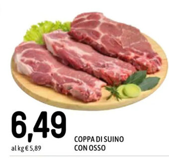 Famila Superstore COPPA DI SUINO CON OSSO offerta