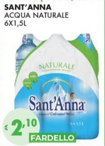 Eté SANT'ANNA ACQUA NATURALE 6X1,5L offerta