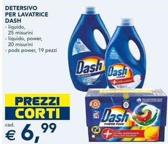 Esselunga Dash detersivo per lavatrice offerta