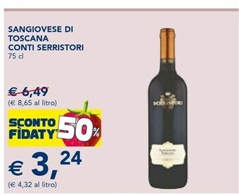 Conti serristori sangiovese di toscana
