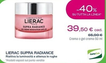 Lloyds Farmacia Lierac supra radiance offerta
