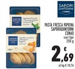 Conad pasta fresca ripiena sapori&dintorni