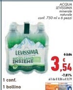 Conad City Levissima acqua offerta