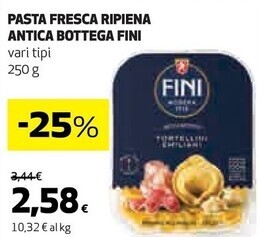 Coop Fini pasta fresca ripiena antica bottega offerta