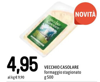 Famila Superstore VECCHIO CASOLARE formaggio stagionato g 500 offerta