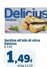 Sigma Delicius sardine all'olio di oliva offerta