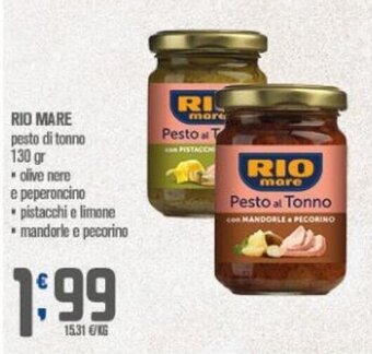 RIO MARE pesto di tonno 130 gr