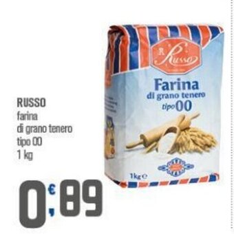 RUSSO farina di grano tenero tipo 00 1 kg