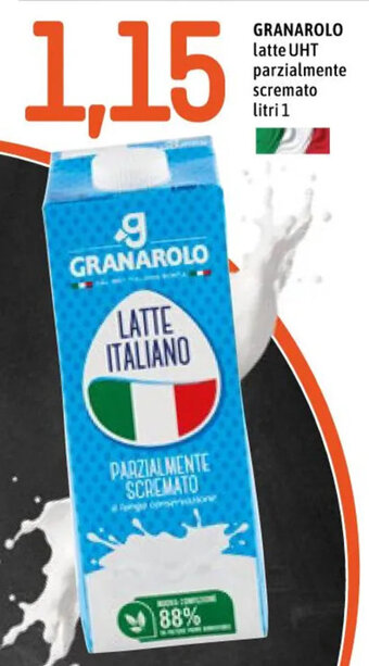 GRANAROLO latte UHT parzialmente scremato litri 1
