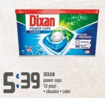 Ottimo Market DIXAN power caps 18 pezzi ▪classico ▪color offerta