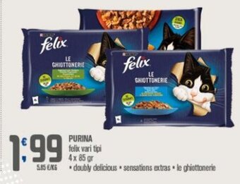 Ottimo Market PURINA felix vari tipi 4x 85 gr offerta