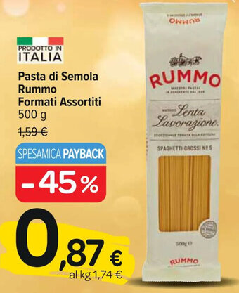 Pasta di Semola Rummo Formati Assortiti 500 g