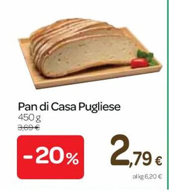 Carrefour Express Pan di Casa Pugliese 450g offerta