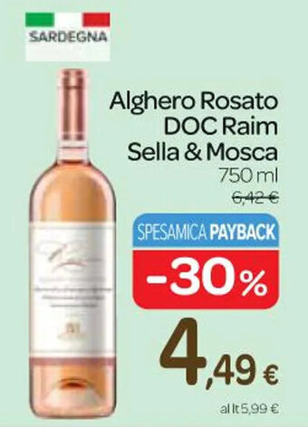 Alghero Rosato DOC Raim Sella & Mosca 750 ml