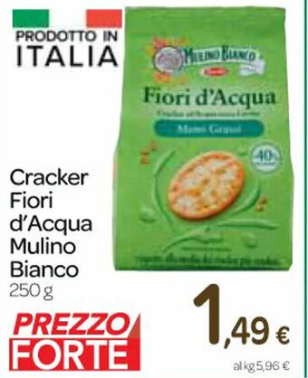 Carrefour Express Cracker Fiori d'Acqua Mulino Bianco 250 g offerta