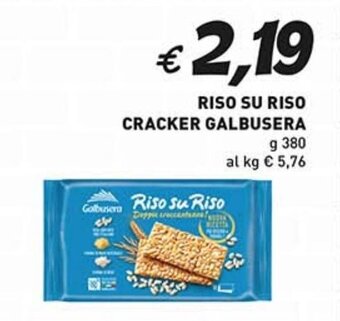 Supermercato Coal RISO SU RISO CRACKER GALBUSERA g 380 offerta
