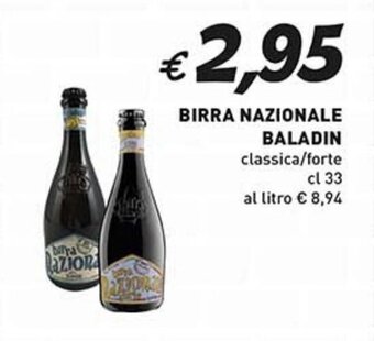 Supermercato Coal BIRRA NAZIONALE BALADIN cl 33 offerta